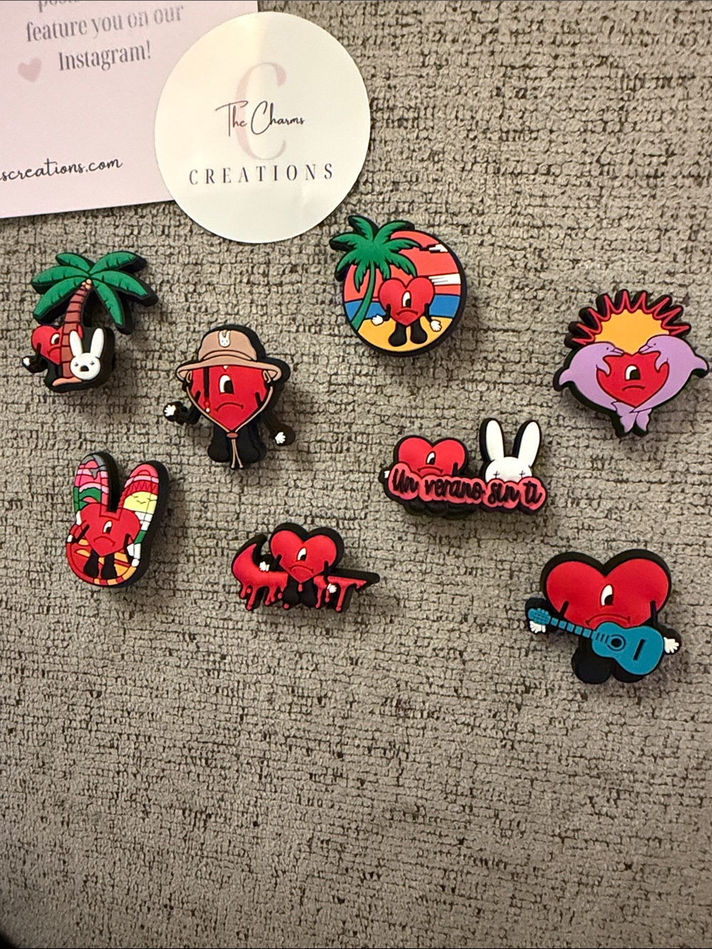Bad Bunny “Un Verano Sin Ti “ Croc Charms Bundle